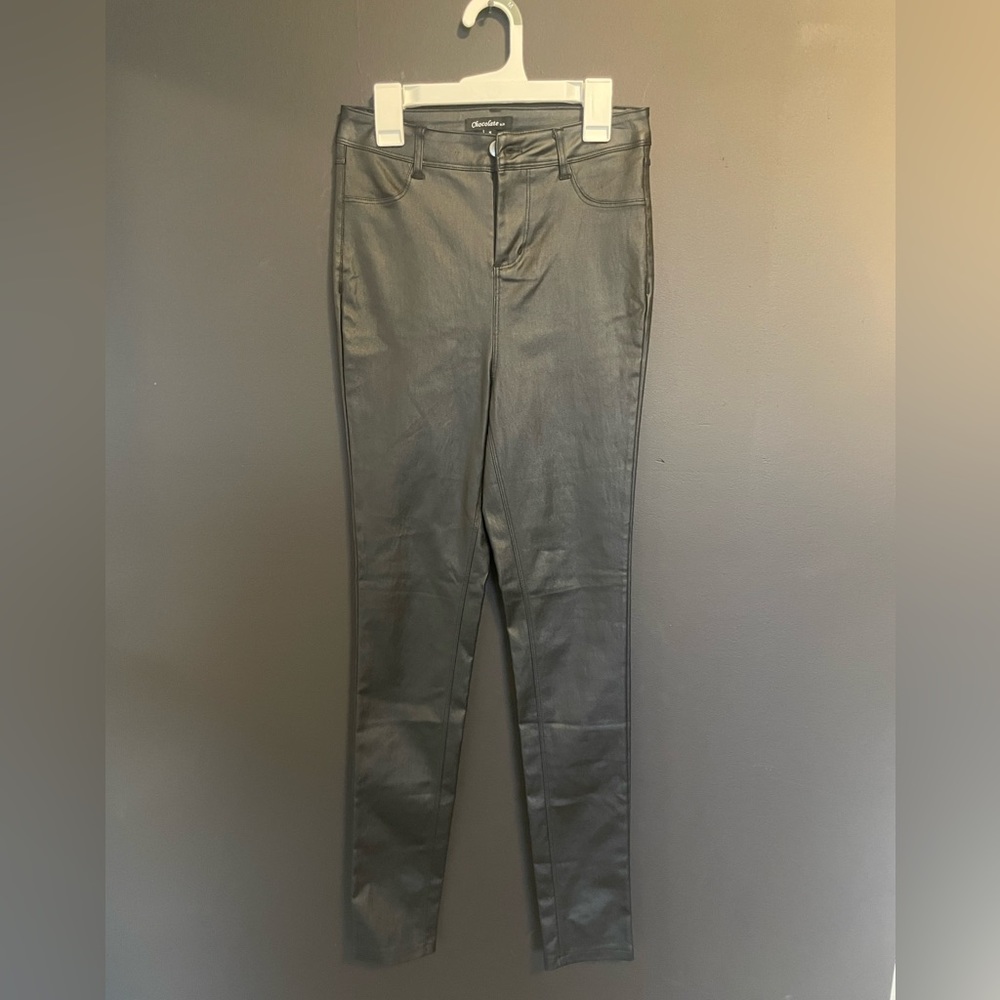 faux leather pants